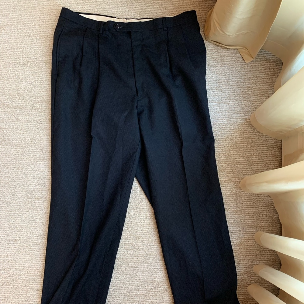 mens jones new york black slacks